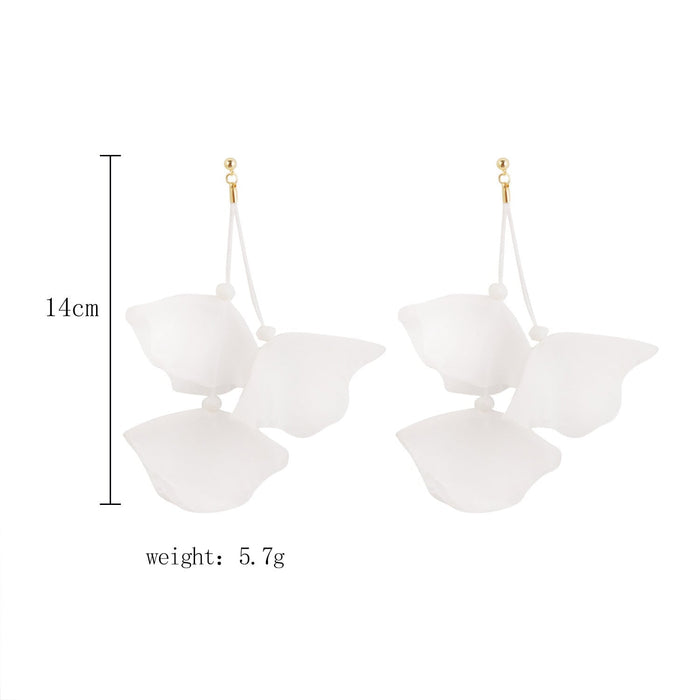 Wholesale flower beaded earrings JDC-ES-ManY006 Earrings 满溢 6 Wholesale Jewelry JoyasDeChina Joyas De China