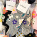 Wholesale flower boat socks anti-shedding thin cotton socks MOQ≥2 JDC-SK-XiangY002 Sock 翔域 grey Wholesale Jewelry JoyasDeChina Joyas De China
