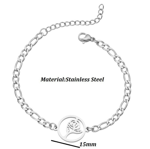 Bulk Jewelry Wholesale flower hollow geometric bracelets  JDC-ST-L055 Wholesale factory from China YIWU China