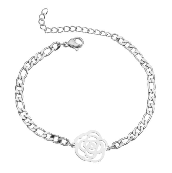 Bulk Jewelry Wholesale flower hollow geometric bracelets  JDC-ST-L055 Wholesale factory from China YIWU China