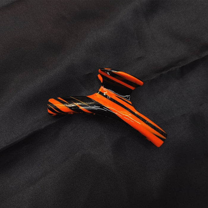 Wholesale Fluorescent Acetate Grab Hair Clips JDC-HC-YaoX025 Hair Clips 姚萱 Fluorescent orange Wholesale Jewelry JoyasDeChina Joyas De China