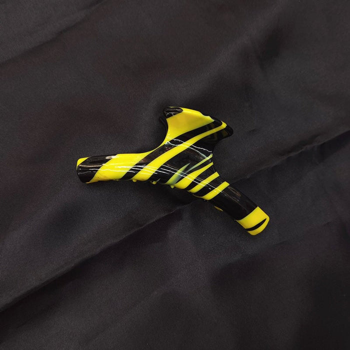 Wholesale Fluorescent Acetate Grab Hair Clips JDC-HC-YaoX025 Hair Clips 姚萱 Fluorescent yellow Wholesale Jewelry JoyasDeChina Joyas De China