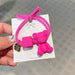 Wholesale fluorescent color bear hair rope (F) JDC-HS-GSFS012 Hair Scrunchies 夙尚 5 Wholesale Jewelry JoyasDeChina Joyas De China