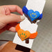 Wholesale fluorescent love smiling face Hair Scrunchies JDC-HS-GSFS006 Hair Scrunchies 夙尚 Wholesale Jewelry JoyasDeChina Joyas De China
