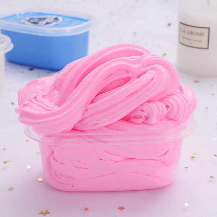 Wholesale Foaming Glue Crystal Mud Slime Decompression Toys JDC-FT-MaiM001 fidgets toy 麦苗 pink Wholesale Jewelry JoyasDeChina Joyas De China