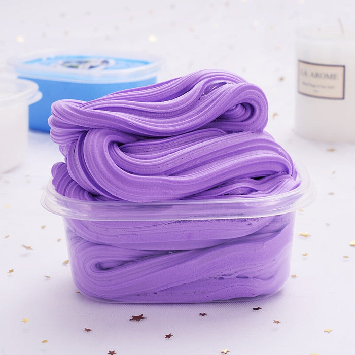 Wholesale Foaming Glue Crystal Mud Slime Decompression Toys JDC-FT-MaiM001 fidgets toy 麦苗 purple Wholesale Jewelry JoyasDeChina Joyas De China