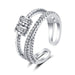 Wholesale fortune ring S925 Silver Diamond Rings JDC-RS-BLX075 Rings 宝来兴 Wholesale Jewelry JoyasDeChina Joyas De China