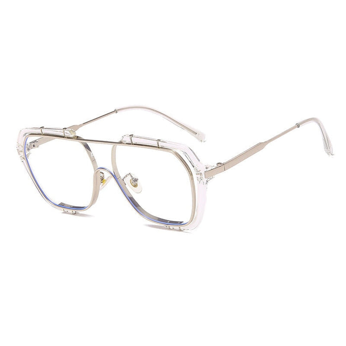 Wholesale Frameless Large Frame Resin Lens PC Metal Sunglasses JDC-SG-JinF032 Sunglasses 季丰 Wholesale Jewelry JoyasDeChina Joyas De China
