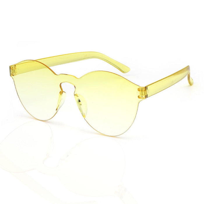 Wholesale Frameless One Piece PC Transparent Sunglasses JDC-SG-XingY003 Sunglasses 兴业 Wholesale Jewelry JoyasDeChina Joyas De China