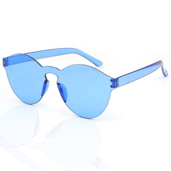 Wholesale Frameless One Piece PC Transparent Sunglasses JDC-SG-XingY003 Sunglasses 兴业 Wholesale Jewelry JoyasDeChina Joyas De China