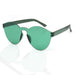 Wholesale Frameless One Piece PC Transparent Sunglasses JDC-SG-XingY003 Sunglasses 兴业 green sheet Wholesale Jewelry JoyasDeChina Joyas De China