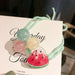 Wholesale fruit watermelon strawberry resin hair rope JDC-HS-ShiX001 Hair Scrunchies 诗弦 12 Wholesale Jewelry JoyasDeChina Joyas De China