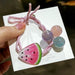 Wholesale fruit watermelon strawberry resin hair rope JDC-HS-ShiX001 Hair Scrunchies 诗弦 3 Wholesale Jewelry JoyasDeChina Joyas De China