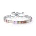 Wholesale full diamond adjustable crystal tennis chain color zircon bracelet MOQ≥2 JDC-BT-Kas001 Bracelet 卡诗 4 MOQ2 Wholesale Jewelry JoyasDeChina Joyas De China