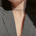 Wholesale full diamond short alloy necklace JDC-NE-BaoY002 Necklaces 宝钰 Wholesale Jewelry JoyasDeChina Joyas De China