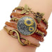 Wholesale gemstone vintage butterfly alloy bracelet JDC-BT-hengx006 Bracelet 横湘 Wholesale Jewelry JoyasDeChina Joyas De China