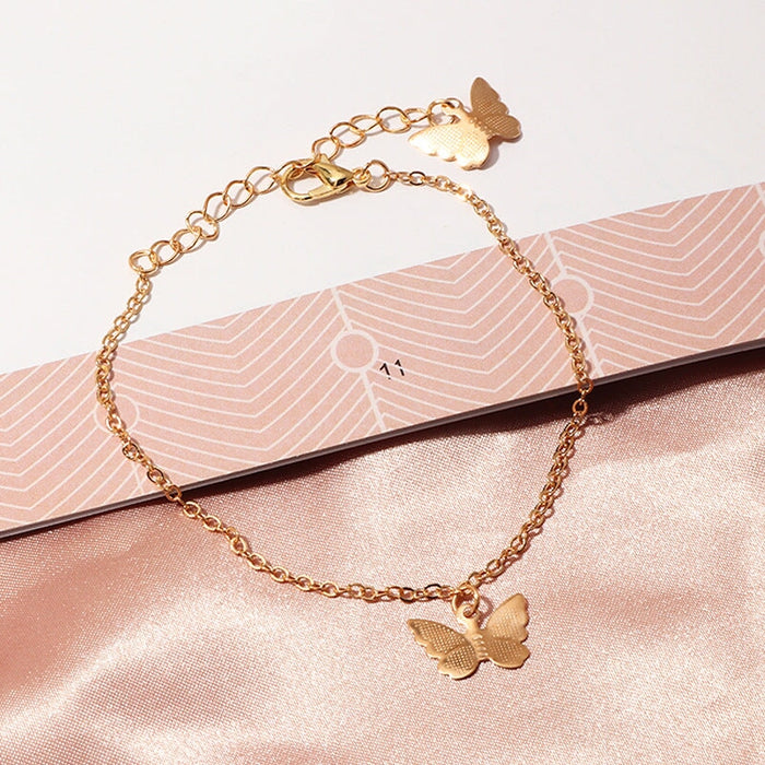 Wholesale geometric butterfly alloy bracelet JDC-BT-NZ037 Bracelet 奈珠 Wholesale Jewelry JoyasDeChina Joyas De China