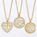 Wholesale geometric love mother's day necklace JDC-NE-AOS019 Necklaces 翱昇 Wholesale Jewelry JoyasDeChina Joyas De China