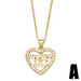 Wholesale geometric love mother's day necklace JDC-NE-AOS019 Necklaces 翱昇 A Wholesale Jewelry JoyasDeChina Joyas De China