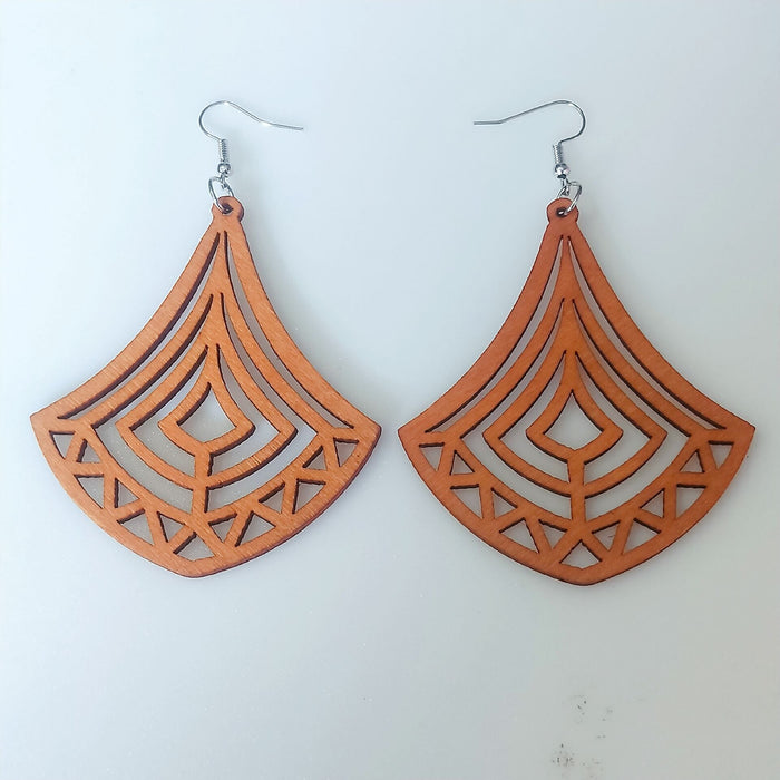 Wholesale Geometric Rhinestone Boho Wood Earrings MOQ≥2 JDC-ES-AnX002 Earrings 安修 Wholesale Jewelry JoyasDeChina Joyas De China