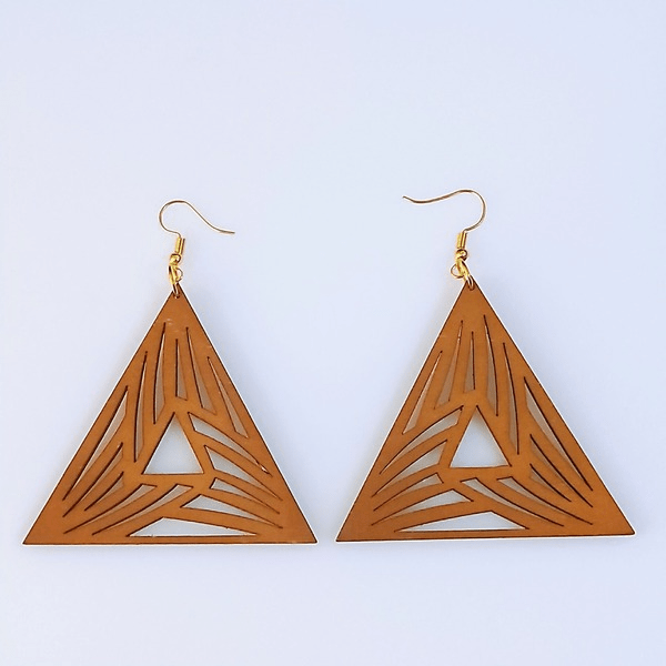 Wholesale Geometric Rhinestone Boho Wood Earrings MOQ≥2 JDC-ES-AnX003 Earrings 安修 Wholesale Jewelry JoyasDeChina Joyas De China