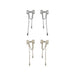 Wholesale girl bright diamond Bow Earrings 925 silver needles JDC-ES-ChiH019 Earrings 池豪 Wholesale Jewelry JoyasDeChina Joyas De China