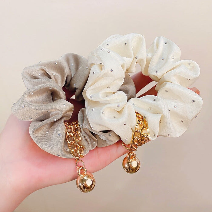 Wholesale girl fabric large intestine personalized Hair Scrunchies JDC-HS-GSHX056 Hair Scrunchies 恒曦 Wholesale Jewelry JoyasDeChina Joyas De China