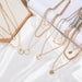 Wholesale gold alloy ball long alloy necklace JDC-NE-KJ210 Necklaces 坤杰 Wholesale Jewelry JoyasDeChina Joyas De China