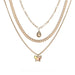 Wholesale gold alloy ball long alloy necklace JDC-NE-KJ210 Necklaces 坤杰 Wholesale Jewelry JoyasDeChina Joyas De China