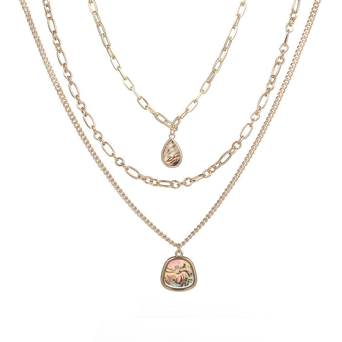 Wholesale gold alloy ball long alloy necklace JDC-NE-KJ210 Necklaces 坤杰 N011143 Wholesale Jewelry JoyasDeChina Joyas De China