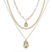 Wholesale gold alloy ball long alloy necklace JDC-NE-KJ210 Necklaces 坤杰 N011148 Wholesale Jewelry JoyasDeChina Joyas De China