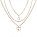 Wholesale gold alloy ball long alloy necklace JDC-NE-KJ210 Necklaces 坤杰 N011153 Wholesale Jewelry JoyasDeChina Joyas De China
