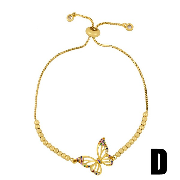 Bulk Jewelry Wholesale gold alloy butterfly bracelet JDC-BT-AS11 Wholesale factory from China YIWU China