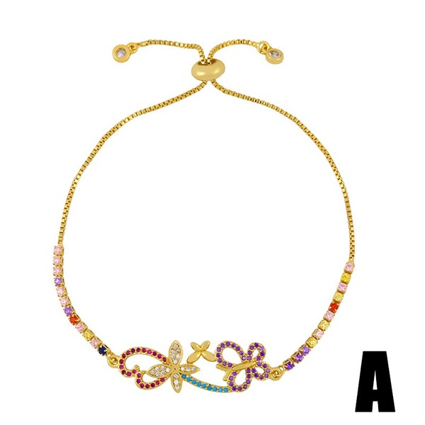 Bulk Jewelry Wholesale gold alloy butterfly bracelet JDC-BT-AS11 Wholesale factory from China YIWU China