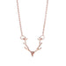 Bulk Jewelry Wholesale gold alloy calder deer head moose necklace JDC-NE-D640 Wholesale factory from China YIWU China