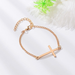 Bulk Jewelry Wholesale gold alloy Cross Bracelet JDC-BT-D500 Wholesale factory from China YIWU China