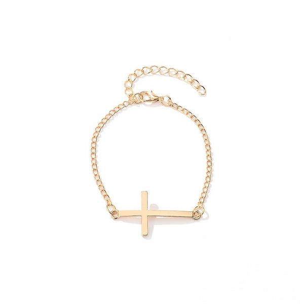 Bulk Jewelry Wholesale gold alloy Cross Bracelet JDC-BT-D500 Wholesale factory from China YIWU China