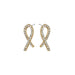 Bulk Jewelry Wholesale gold alloy diamond Bow Earrings JDC-ES-bq012 Wholesale factory from China YIWU China