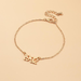 Bulk Jewelry Wholesale gold alloy digital anklet  JDC-AS-e068 Wholesale factory from China YIWU China