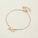 Bulk Jewelry Wholesale gold alloy digital anklet  JDC-AS-e068 Wholesale factory from China YIWU China