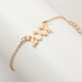 Bulk Jewelry Wholesale gold alloy digital anklet  JDC-AS-e068 Wholesale factory from China YIWU China