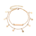 Bulk Jewelry Wholesale gold alloy double Pentagram chain JDC-AS-A10 Wholesale factory from China YIWU China