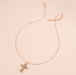 Bulk Jewelry Wholesale gold alloy flower cross necklace JDC-NE-D628 Wholesale factory from China YIWU China