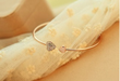 Bulk Jewelry Wholesale gold alloy heart-shaped love bracelet JDC-BT-D469 Wholesale factory from China YIWU China