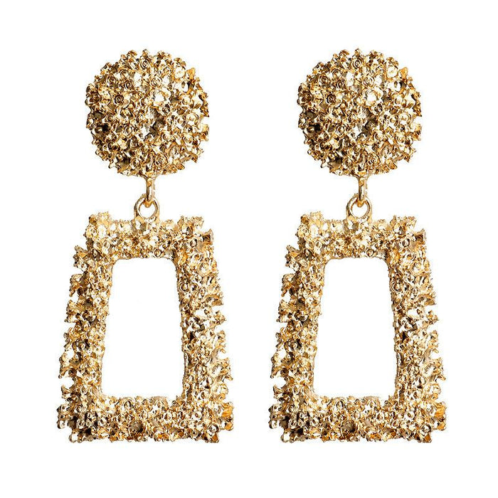 Bulk Jewelry Wholesale gold alloy large Earrings JDC-ES-sf012 Wholesale factory from China YIWU China