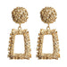 Bulk Jewelry Wholesale gold alloy large Earrings JDC-ES-sf012 Wholesale factory from China YIWU China