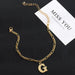 Bulk Jewelry Wholesale gold alloy letter chain  JDC-AS-e059 Wholesale factory from China YIWU China