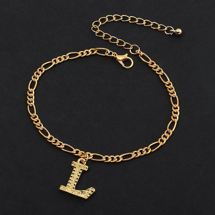 Bulk Jewelry Wholesale gold alloy letter chain  JDC-AS-e059 Wholesale factory from China YIWU China