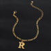 Bulk Jewelry Wholesale gold alloy letter chain  JDC-AS-e059 Wholesale factory from China YIWU China