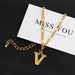 Bulk Jewelry Wholesale gold alloy letter chain  JDC-AS-e059 Wholesale factory from China YIWU China